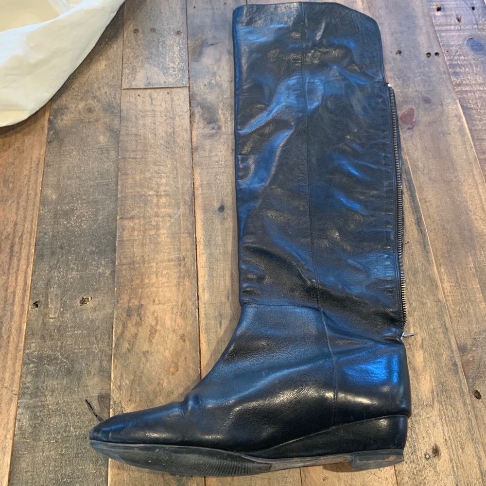 Loeffler Randall Over the Knee Black boots size 40